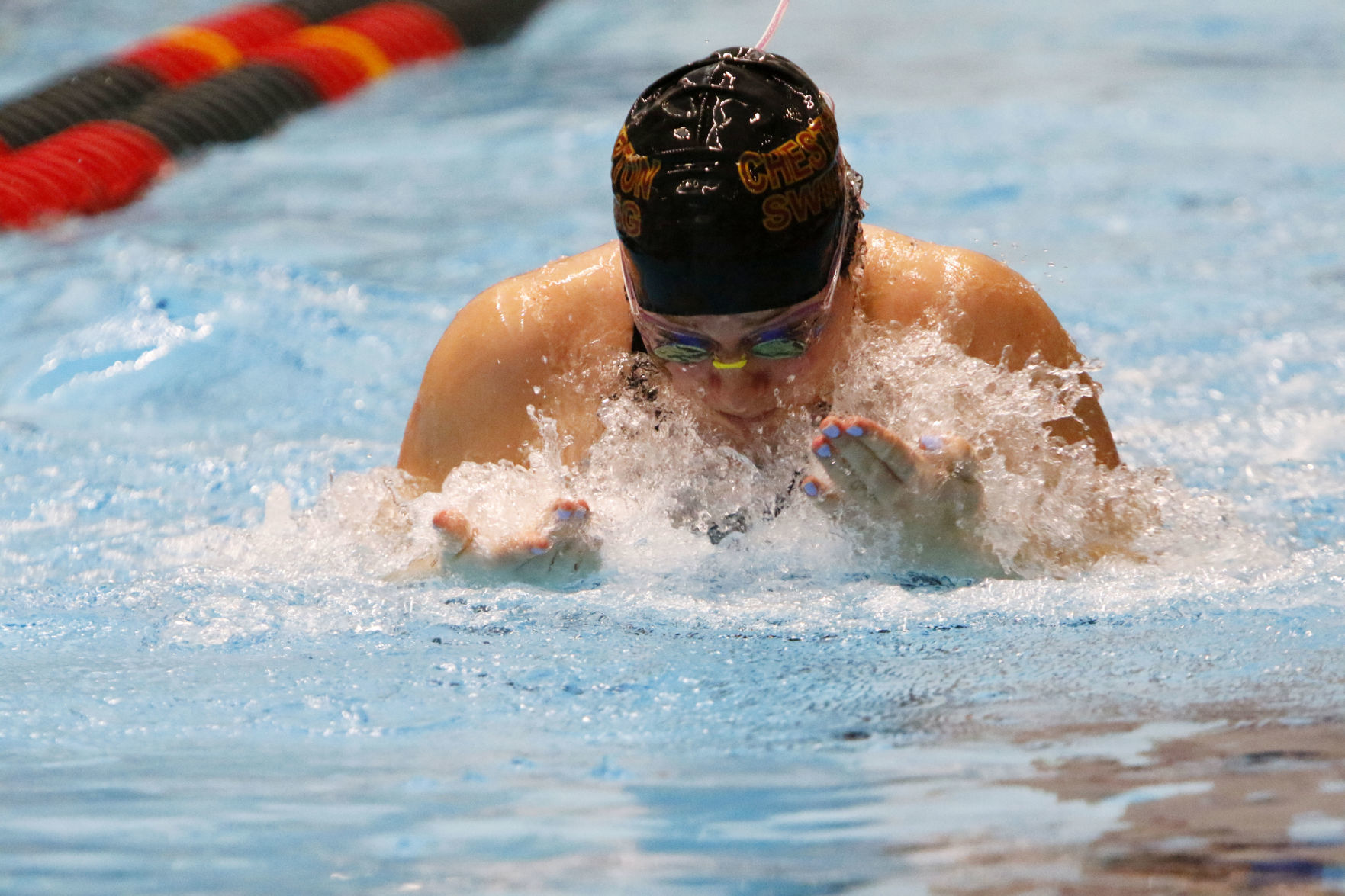 Girls state swimming finals in Indianapolis